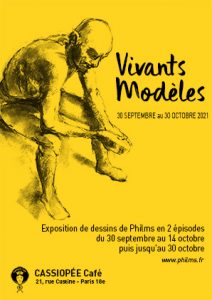 Exposition du 30/09/21 au 30/10/21 au Cassiopée café à Paris 18e.